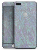 Purple Slate Marble Surface V22 - Skin-kit for the iPhone 8 or 8 Plus