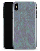 Purple Slate Marble Surface V22 - iPhone X Clipit Case