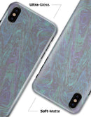Purple Slate Marble Surface V22 - iPhone X Clipit Case