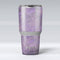 Purple Slate Marble Surface V30 - Skin Decal Vinyl Wrap Kit compatible with the Yeti Rambler Cooler Tumbler Cups