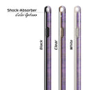 Purple Slate Marble Surface V30 iPhone 6/6s or 6/6s Plus 2-Piece Hybrid INK-Fuzed Case