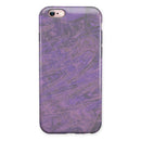 Purple Slate Marble Surface V30 iPhone 6/6s or 6/6s Plus 2-Piece Hybrid INK-Fuzed Case