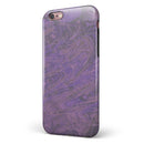 Purple Slate Marble Surface V30 iPhone 6/6s or 6/6s Plus 2-Piece Hybrid INK-Fuzed Case