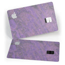 Purple Slate Marble Surface V30 - Premium Protective Decal Skin-Kit for the Apple Credit Card