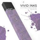 Purple Slate Marble Surface V30 - Premium Decal Protective Skin-Wrap Sticker compatible with the Juul Labs vaping device