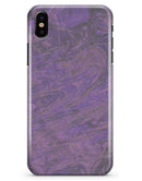 Purple Slate Marble Surface V30 - iPhone X Clipit Case