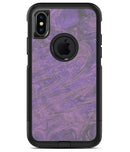 Purple Slate Marble Surface V30 - iPhone X OtterBox Case & Skin Kits