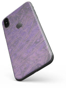 Purple Slate Marble Surface V30 - iPhone X Skin-Kit
