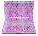 Purple Sorted Large Watercolor Polka Dots - MacBook Air Skin Kit