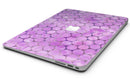 Purple Sorted Large Watercolor Polka Dots - MacBook Air Skin Kit