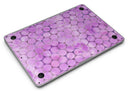 Purple Sorted Large Watercolor Polka Dots - MacBook Air Skin Kit