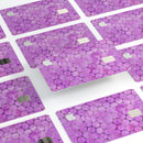 Purple Sorted Large Watercolor Polka Dots - Premium Protective Decal Skin-Kit for the Apple Credit Card