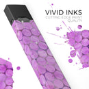 Purple Sorted Large Watercolor Polka Dots - Premium Decal Protective Skin-Wrap Sticker compatible with the Juul Labs vaping device