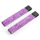 Purple Sorted Large Watercolor Polka Dots - Premium Decal Protective Skin-Wrap Sticker compatible with the Juul Labs vaping device
