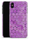 Purple Sorted Large Watercolor Polka Dots - iPhone X Clipit Case