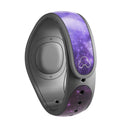 Purple Space Neon Explosion - Decal Skin Wrap Kit for the Disney Magic Band