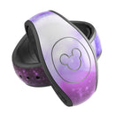 Purple Space Neon Explosion - Decal Skin Wrap Kit for the Disney Magic Band