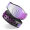 Purple Space Neon Explosion - Decal Skin Wrap Kit for the Disney Magic Band
