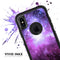 Purple Space Neon Explosion - Skin Kit for the iPhone OtterBox Cases