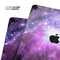 Purple Space Neon Explosion - Full Body Skin Decal for the Apple iPad Pro 12.9", 11", 10.5", 9.7", Air or Mini (All Models Available)