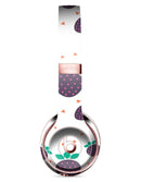 Purple Strawberries All Over Pattern Full-Body Skin Kit for the Beats by Dre Solo 3 Wireless Headphones