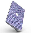 Purple Textured Triangle Pattern - MacBook Pro with Retina Display Full-Coverage Skin Kit