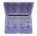 Purple Textured Triangle Pattern - MacBook Pro with Retina Display Full-Coverage Skin Kit