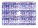 Purple Textured Triangle Pattern - MacBook Pro with Retina Display Full-Coverage Skin Kit