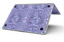 Purple Textured Triangle Pattern - MacBook Pro with Retina Display Full-Coverage Skin Kit