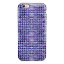 Purple Textured Triangle Pattern iPhone 6/6s or 6/6s Plus 2-Piece Hybrid INK-Fuzed Case