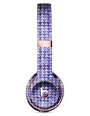 Purple Textured Triangle Pattern Full-Body Skin Kit for the Beats by Dre Solo 3 Wireless Headphones