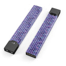 Purple Textured Triangle Pattern - Premium Decal Protective Skin-Wrap Sticker compatible with the Juul Labs vaping device