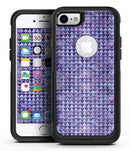 Purple Textured Triangle Pattern - iPhone 7 or 8 OtterBox Case & Skin Kits