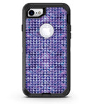 Purple Textured Triangle Pattern - iPhone 7 or 8 OtterBox Case & Skin Kits
