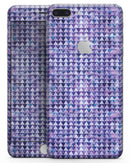 Purple Textured Triangle Pattern - Skin-kit for the iPhone 8 or 8 Plus