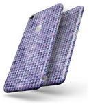 Purple Textured Triangle Pattern - Skin-kit for the iPhone 8 or 8 Plus