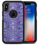 Purple Textured Triangle Pattern - iPhone X OtterBox Case & Skin Kits