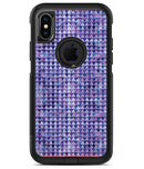 Purple Textured Triangle Pattern - iPhone X OtterBox Case & Skin Kits