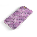 Purple Tribal Arrow Pattern iPhone 6/6s or 6/6s Plus 2-Piece Hybrid INK-Fuzed Case