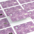 Purple Tribal Arrow Pattern - Premium Protective Decal Skin-Kit for the Apple Credit Card