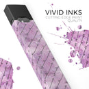 Purple Tribal Arrow Pattern - Premium Decal Protective Skin-Wrap Sticker compatible with the Juul Labs vaping device