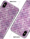 Purple Tribal Arrow Pattern - iPhone X Clipit Case