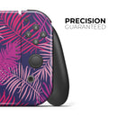Purple Tropical // Skin Decal Wrap Kit for Nintendo Switch Console & Dock, Joy-Cons, Pro Controller, Lite, 3DS XL, 2DS XL, DSi, or Wii