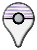 Purple WaterColor Ombre Stripes Pokémon GO Plus Vinyl Protective Decal Skin Kit