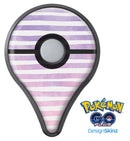 Purple WaterColor Ombre Stripes Pokémon GO Plus Vinyl Protective Decal Skin Kit