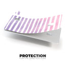 Purple WaterColor Ombre Stripes - Premium Protective Decal Skin-Kit for the Apple Credit Card