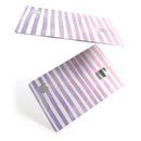 Purple WaterColor Ombre Stripes - Premium Protective Decal Skin-Kit for the Apple Credit Card