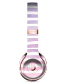 Purple WaterColor Ombre Stripes Full-Body Skin Kit for the Beats by Dre Solo 3 Wireless Headphones
