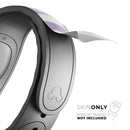 Purple WaterColor Ombre Stripes - Decal Skin Wrap Kit for the Disney Magic Band