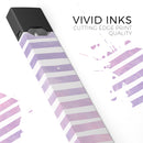 Purple WaterColor Ombre Stripes - Premium Decal Protective Skin-Wrap Sticker compatible with the Juul Labs vaping device